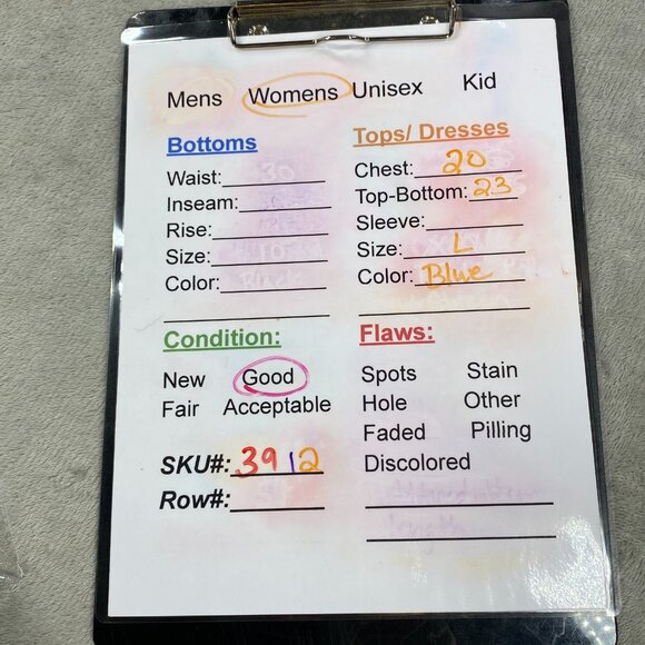 Christine Alexander Trucker Jacket Women L Blue Denim Rhinestone Mandala Crystal - Picture 16 of 16